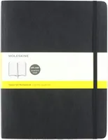 Carnet Classic Couverture souple, Noir XL 19x25 cm Quadrillé