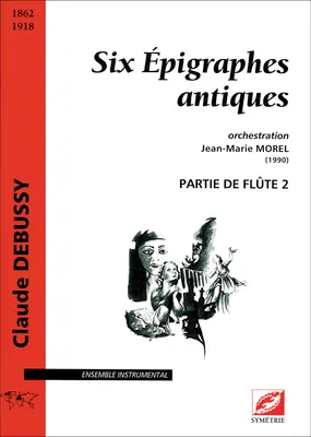 Six Épigraphes antiques (matériel), partition pour ensemble instrumental