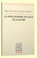La philosophie sociale de Natorp