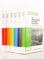 Dictionnaire biographique du mouvement ouvrier français - Deuxième Partie : 1864 - 1871 , la Première Internationale et la Commune ( 6 tomes , partie complète )