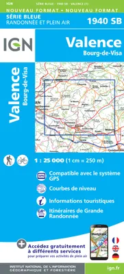 Série bleue [nouveau format], 1940SB, 1940Sb Valence.Bourg-De-Visa