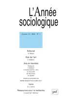 Annee sociologique 2024, vol. 74(1)