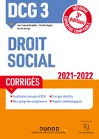 DCG 3 Droit social - Corrigés - 2021-2022, Réforme Expertise comptable
