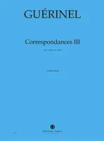 Correspondances III