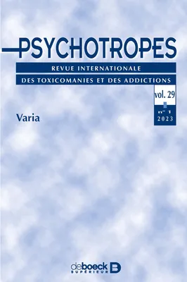 Psychotropes vol. 29 - 2023/1, Varia