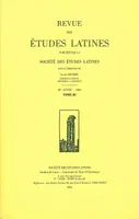 Etudes Latines T. 82 (2004)