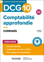 0, DCG 10 - Comptabilité approfondie - Corrigés 2024-2025