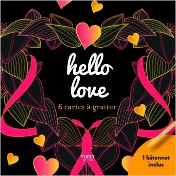 Livres Bien être Développement personnel Hello love - 6 cartes à gratter Lisa Magano