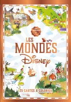 Coloriages Les Mondes Disney, 25 cartes à colorier