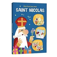 Mon livre-jeux avec saint nicolas (nouvelle edition), PLUS DE 150 AUTOCOLLANTS, DES CLORIAGES ET PLEIN DE JEUX !