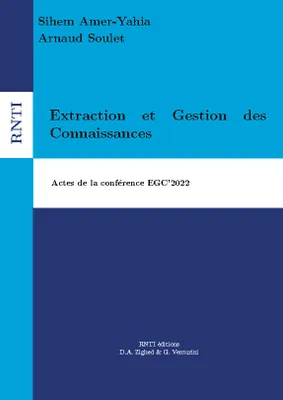 Extraction et Gestion des Connaissances, EGC'2022