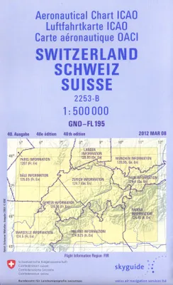 Suisse - carte aéronautique
