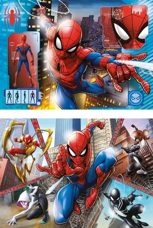 Spider Man Puzzle 2x60 pièces Marvel Puzzles