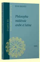 Philosophie arabe et latine