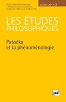 Les études philosophiques 2011 - n° 3, Patocka, phénoménologue