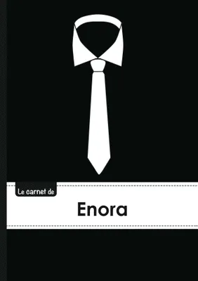 Le carnet d'Enora - Lignes, 96p, A5 - Cravate