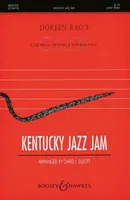Kentucky Jazz Jam, Traditional Folk Songs. 4-part treble voices (SSSS) and piano, optional double bass and drums. Partition de chœur.