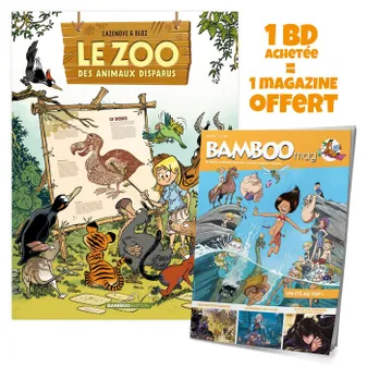 1, Le Zoo des animaux disparus - tome 01 + Bamboo mag offert