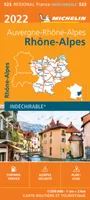 Carte Régionale Rhône-Alpes 2022