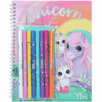 Ylvi & the Minimoomis - Album à colorier avec set crayons Create your Unicorn