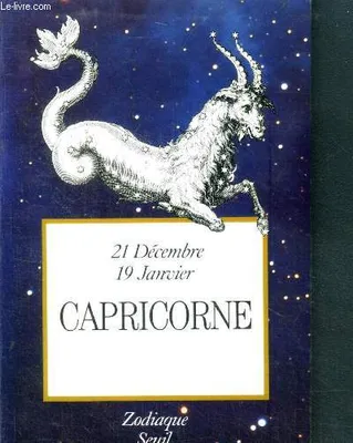 Zodiaque ., 10, Signes du zodiaque. Capricorne (21 décembre-19 janvier)