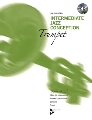 Intermediate Jazz Conception Trumpet, 15 great solo etudes for jazz style and improvisation. trumpet. Méthode.