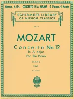 Piano Concerto No.12 In A Major K.414, Two Pianos, Four Hands