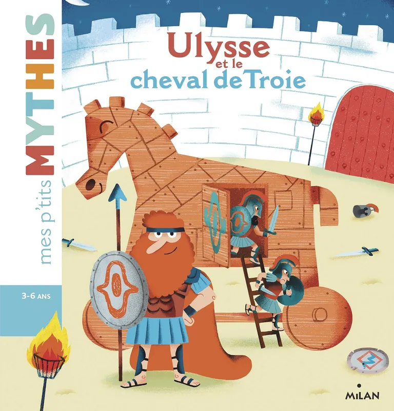 Livres Jeunesse de 3 à 6 ans Albums Ulysse et le cheval de Troie Agnès Cathala