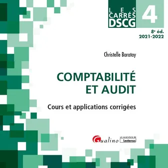 DCG, 4, Comptabilité et audit, Cours et applications corrigées