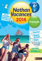 Nathan Vacances Français - De la 6è vers la 5è