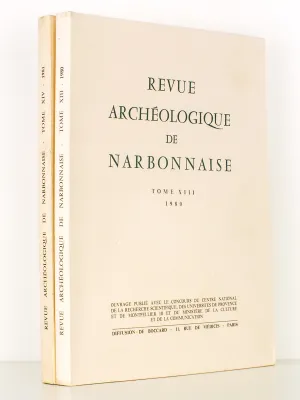 Revue archéologique de Narbonnaise (lot de 2 numéros) : Tome XIII , 1980  ; Tome XIV , 1981