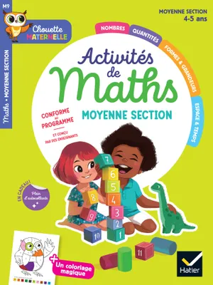 Maternelle Activités de maths Moyenne Section - 4 ans, Chouette entrainement Par Matière