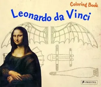 Coloring Book Leonardo da Vinci /anglais