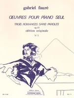 Romances Sans Paroles Op.17 No.3 In A Flat