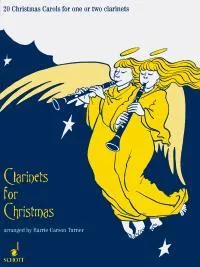 Clarinets for Christmas, 20 Christmas carols. 1-2 clarinets.