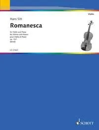 Romanesca, op. 13/1. violin and piano.