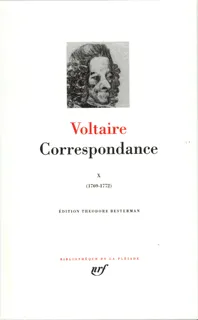 Correspondance (Tome 10-Octobre 1769 - Juin 1772), Octobre 1769 - Juin 1772