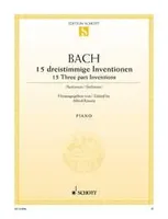 15 Three-Part Inventions, Symphonies. BWV 787-801. piano.