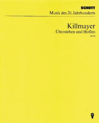 Überstehen und Hoffen, Poème symphonique. orchestra. Partition d'étude.