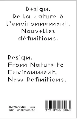 Design, de la nature à l'environnement, nouvelles définitions