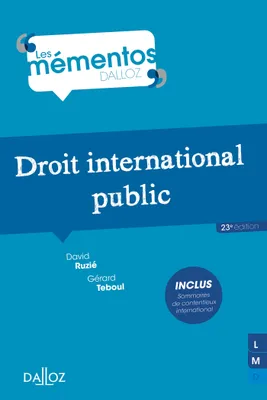 Droit international public - 23e éd.