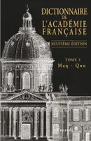 3, Dictionnaire de l'Académie française, tome 3, Maq-Quo