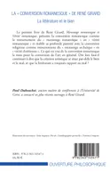 Livres Sciences Humaines et Sociales Philosophie La « conversion romanesque » de René Girard, La littérature et le bien Paul Dubouchet