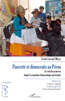 Pauvreté et démocratie au Pérou, Le vote des pauvres depuis la transition démocratique péruvienne