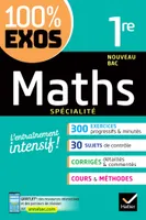 Maths (spécialité) 1re, exercices résolus - Nouveau programme de Première