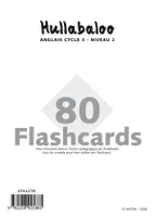 Hullabaloo - Anglais Cycle 3 Niveau 2, 80 Flashcards, Flashcards
