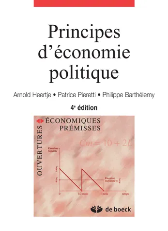 Livres Économie-Droit-Gestion Sciences Economiques PRINCIPES D'ECONOMIE POLITIQUE Arnold Heertje, Patrice Pieretti, Philippe Barthélemy