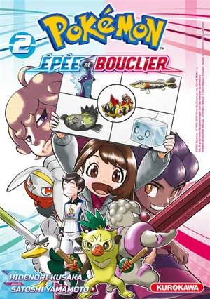 Livres Mangas Shonen Pokemon épée et bouclier, 2, Pokémon épée et bouclier Hidenori Kusaka