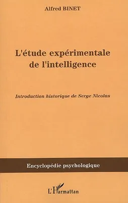 L'étude expérimentale de l'intelligence, 1903