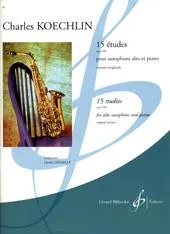 15 études pour saxophone alto et piano, Opus 188